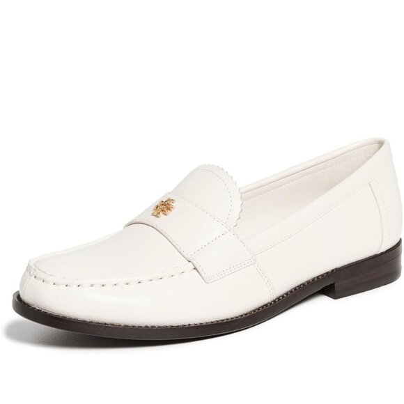 Tory Burch Ivory Classic Loafers Size 10